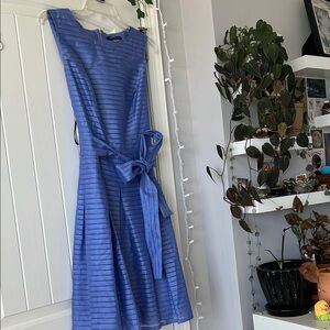 Tommy Hilfiger Periwinkle Fit and Flare Dress